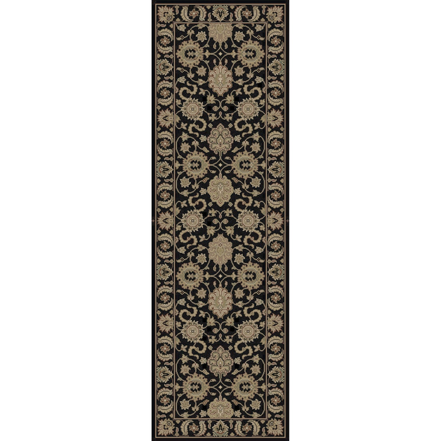 002 64766-26507,64766-26512 | Primary Silo | DIN-1592 Rug by Surya in black, brown, olive, dark brown, off-white. Made from 100% wool in a unique style.