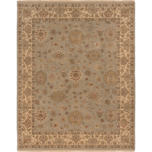 DIN-1594 Rug by Surya in sage, ivory, tan, dark brown, olive. Made from 100% wool in a unique style.
