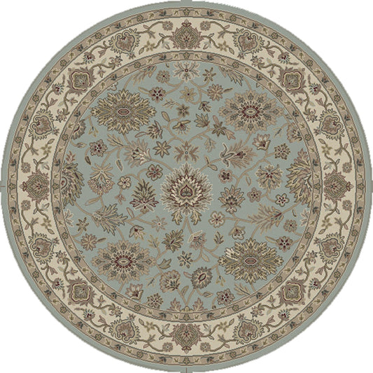 DIN-1594 Rug by Surya in sage, ivory, tan, dark brown, olive. Made from 100% wool in a unique style.
