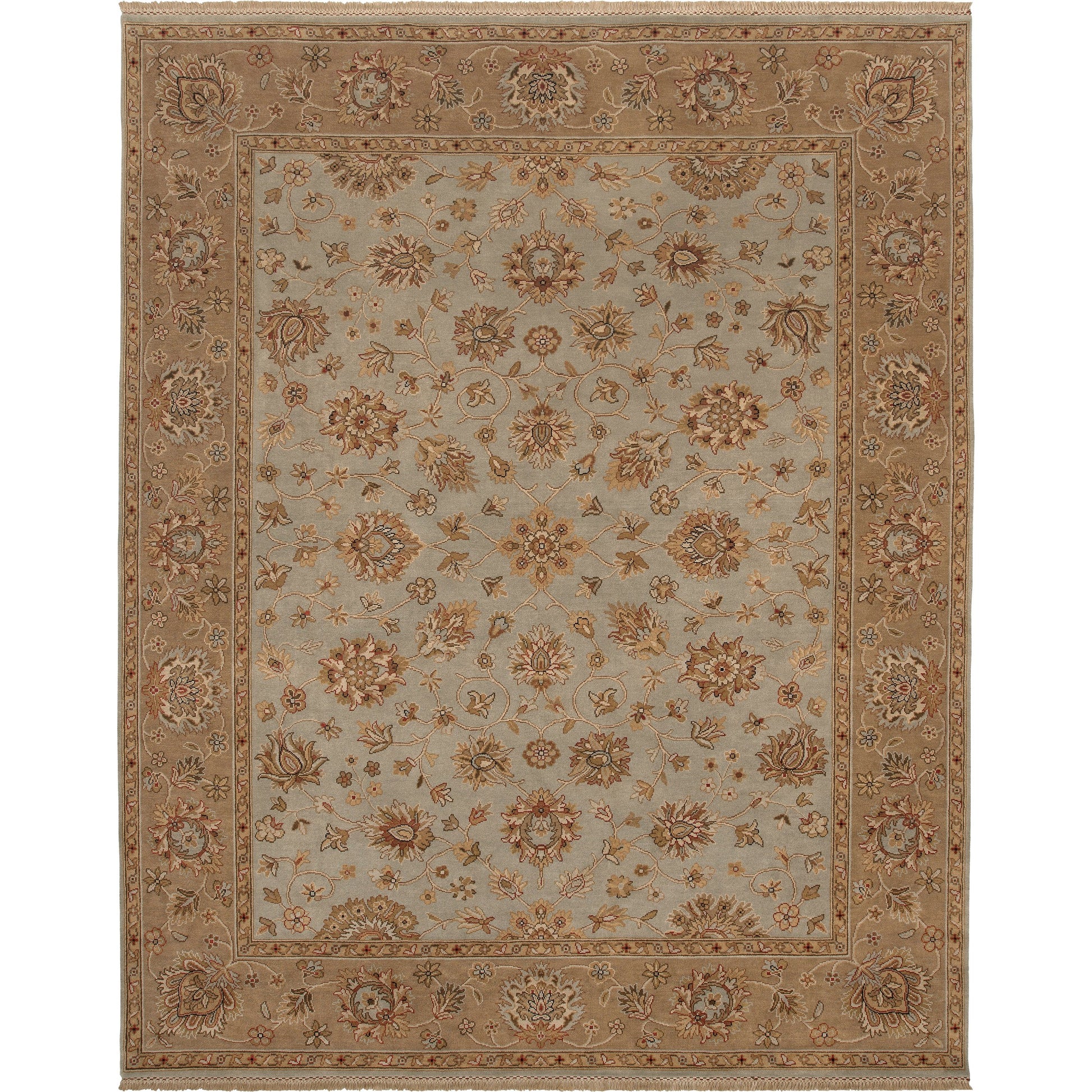 Dinar Rug by Surya in medium gray, olive, dark brown, light olive, sage. Made from unique in a modern style.