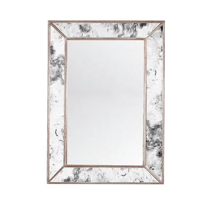 Dion Antique Mirror by Worlds Away. Made from hardwood solids, glass in a transitional style.