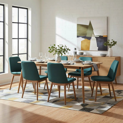 Distillery Dining Table by LH Imports in natural, black. Made from european oak, metal frame in a unique style.