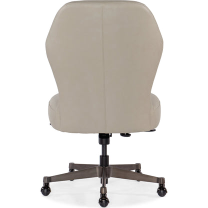 Executive Swivel Tilt Chair by Hooker Furniture in gunmetal. Made from unique in a modern style.
