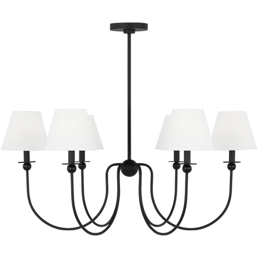 Elsay Chandelier by Visual Comfort & Co.. Made from steel in a transitional style.