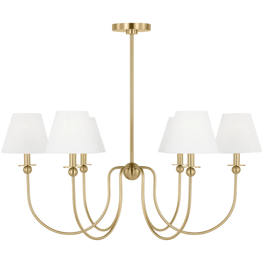Elsay Chandelier by Visual Comfort & Co.. Made from steel in a transitional style.