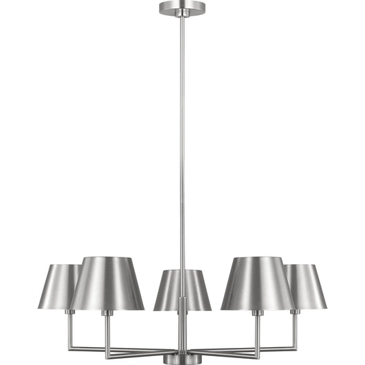 Ender Medium Chandelier by Visual Comfort & Co.. Made from steel in a modern style.