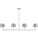 Ender Large Linear Chandelier by Visual Comfort & Co.. Made from steel in a modern style.