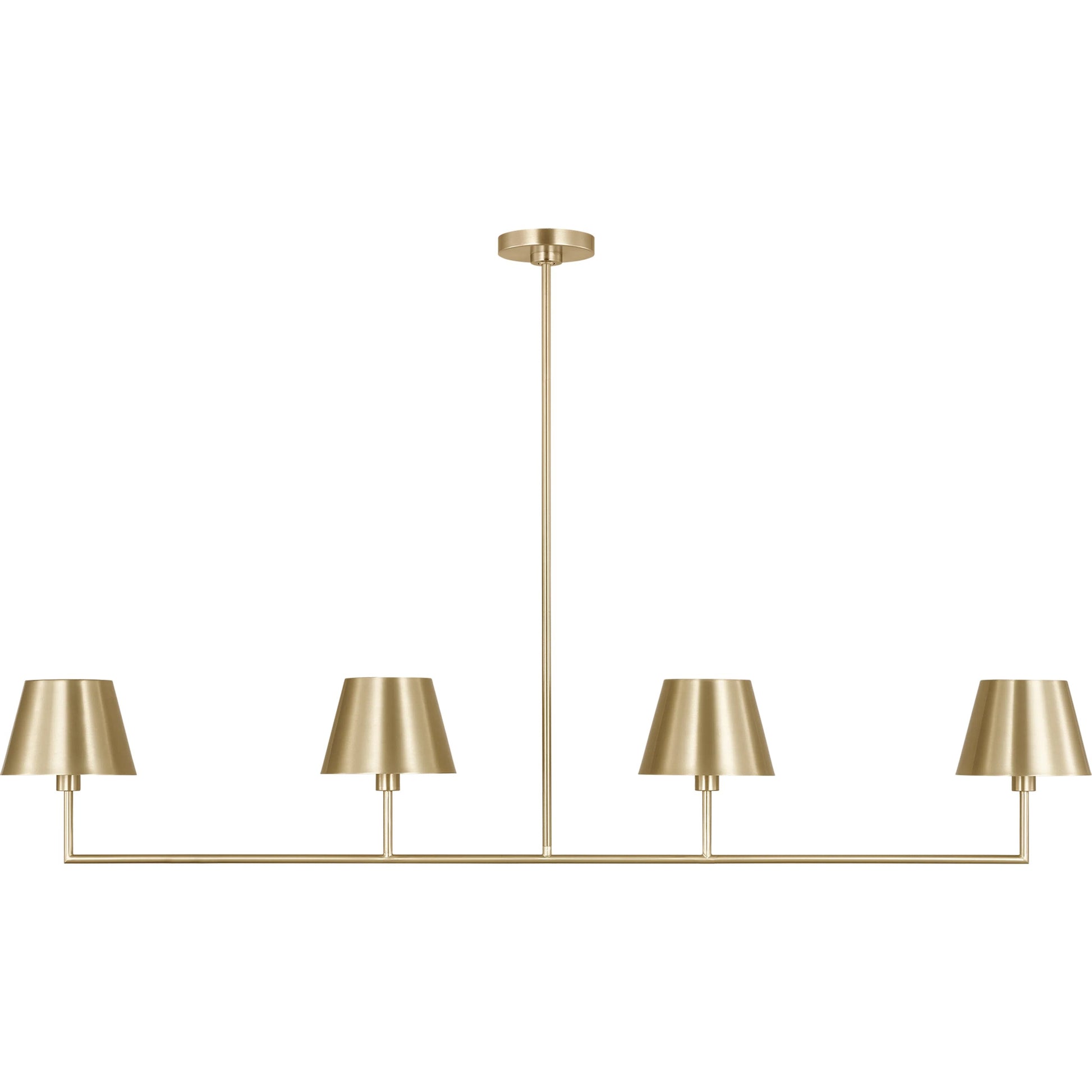 Ender Large Linear Chandelier by Visual Comfort & Co.. Made from steel in a modern style.
