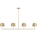 Ender Large Linear Chandelier by Visual Comfort & Co.. Made from steel in a modern style.