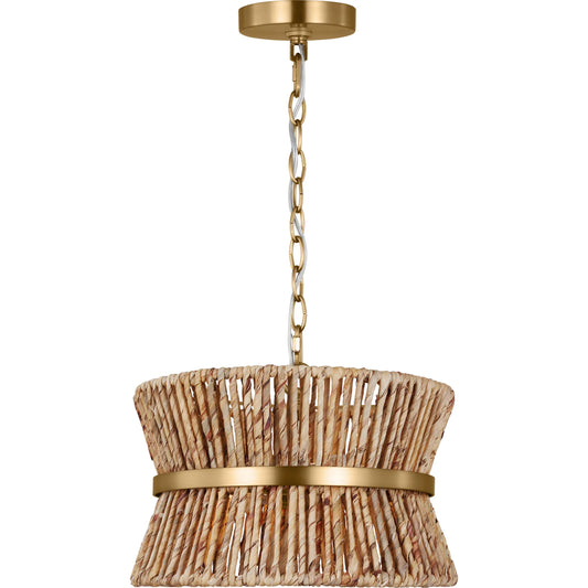 Thurlo Small Hanging Shade by Visual Comfort & Co. in satin brass. Made from unique in a unique style.