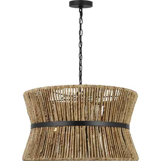 Thurlo Medium Hanging Shade by Visual Comfort & Co.. Made from rope in a rustic style.