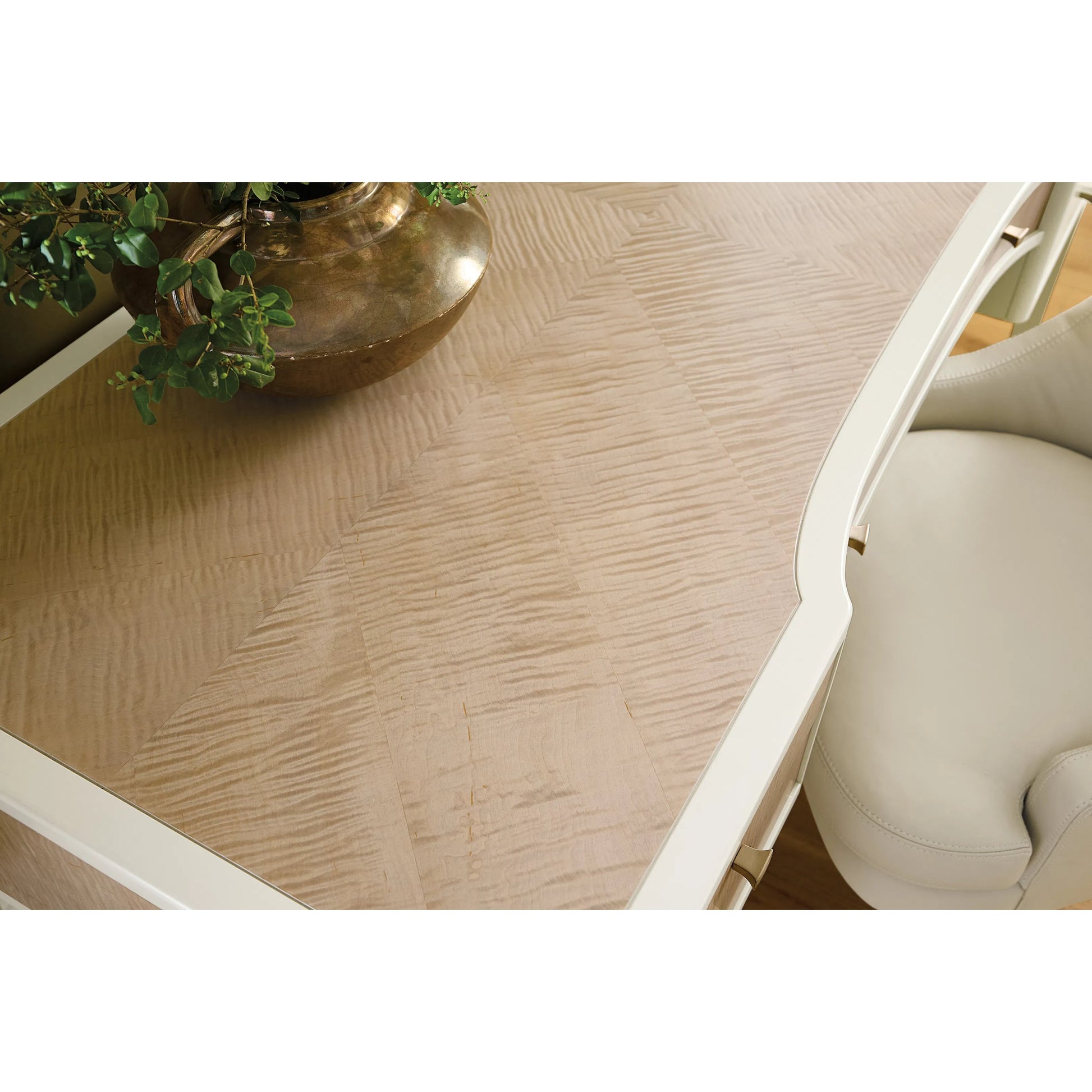 Hera Writing Desk by Hooker Furniture in whites, creams, beiges and almond white, maple. Made from unique in a transitional style.