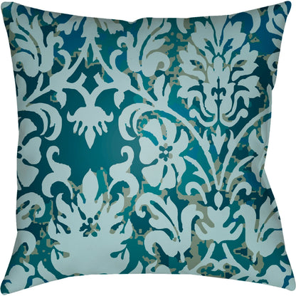 Moody Damask Pillow - 30083 by Livabliss. Made from front: 100% polyester, back: 100% polyester in a cottage & farmhouse style.