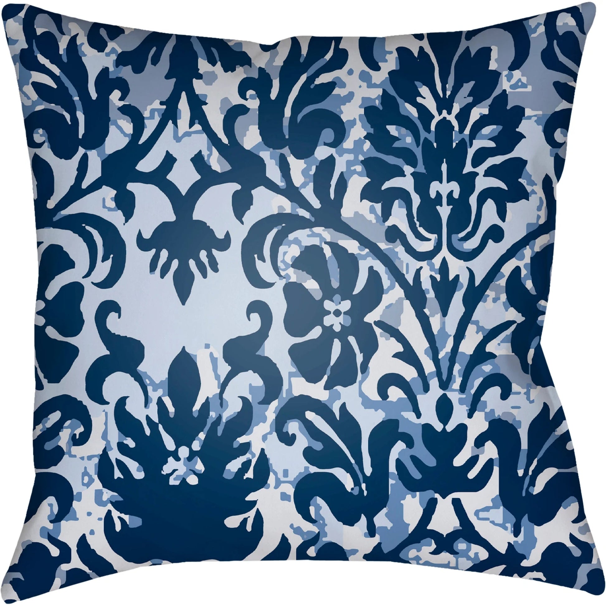 Moody Damask Pillow - 30083 by Livabliss. Made from front: 100% polyester, back: 100% polyester in a cottage & farmhouse style.