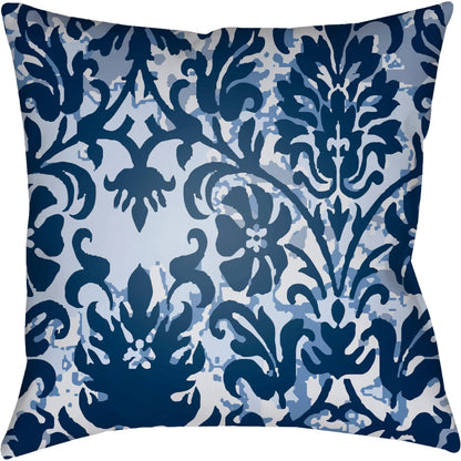 Moody Damask Pillow - 30083 by Livabliss. Made from front: 100% polyester, back: 100% polyester in a cottage & farmhouse style.