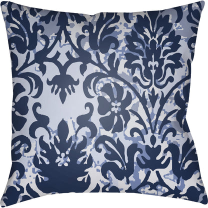 Moody Damask Pillow - 30083 by Livabliss. Made from front: 100% polyester, back: 100% polyester in a cottage & farmhouse style.