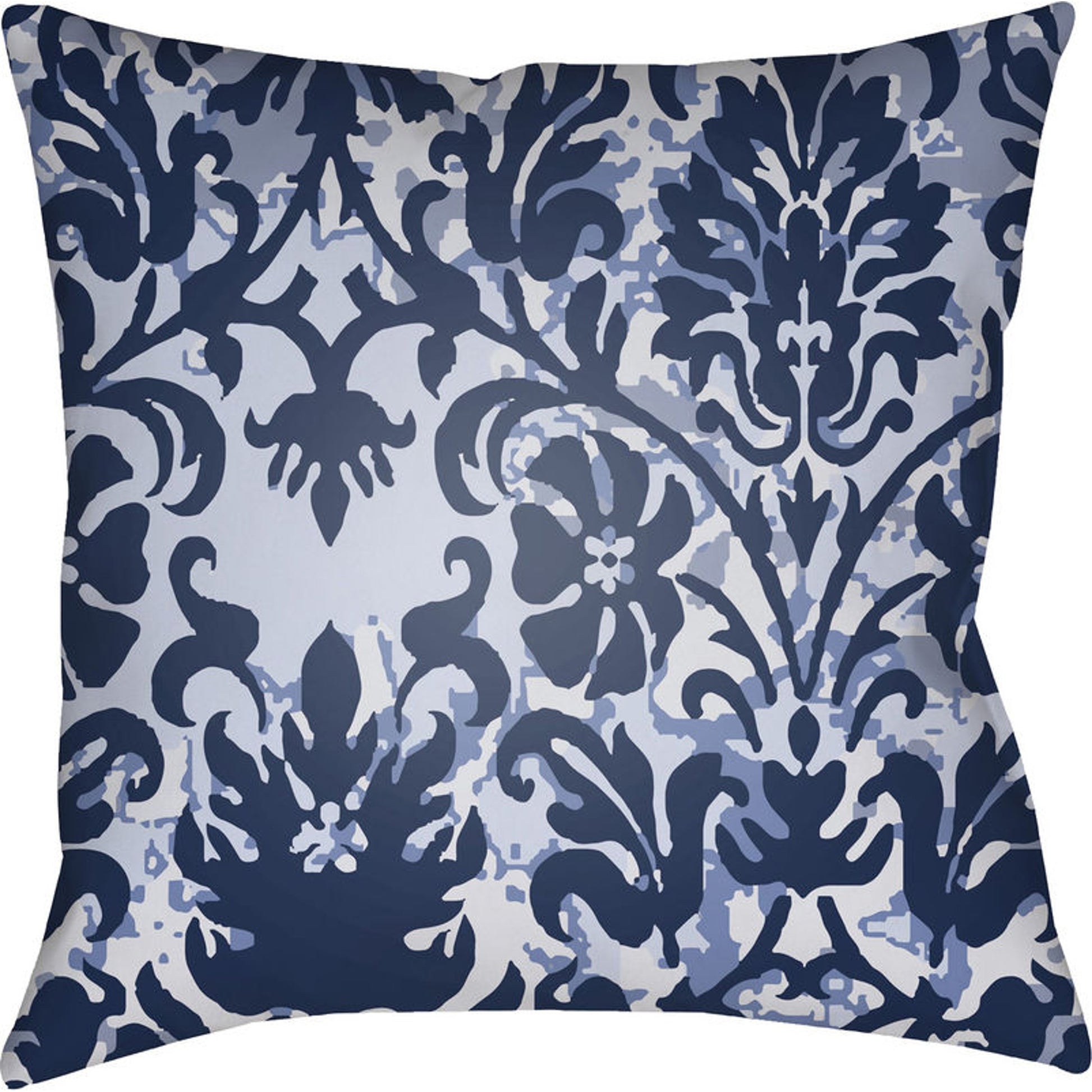Moody Damask Pillow - 30083 by Livabliss. Made from front: 100% polyester, back: 100% polyester in a cottage & farmhouse style.