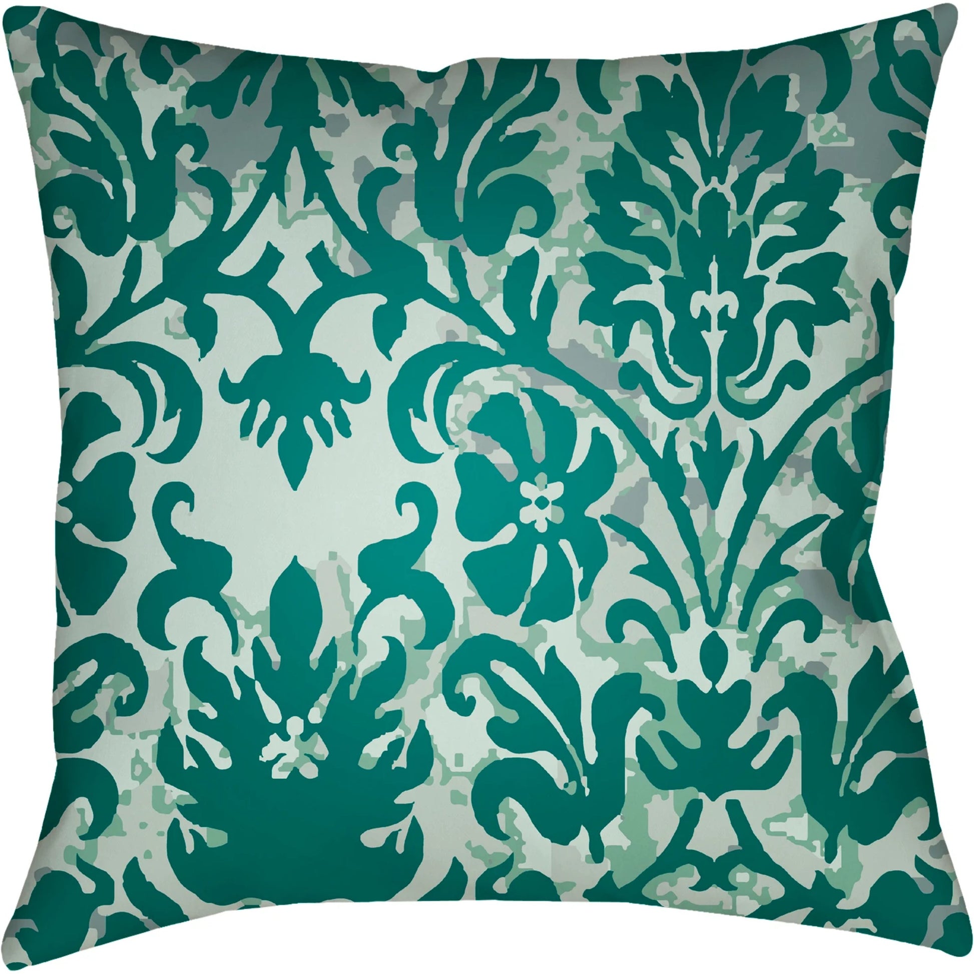 Moody Damask Pillow - 30083 by Livabliss. Made from front: 100% polyester, back: 100% polyester in a cottage & farmhouse style.