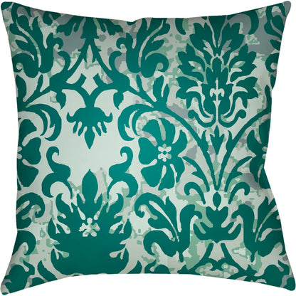 Moody Damask Pillow - 30083 by Livabliss. Made from front: 100% polyester, back: 100% polyester in a cottage & farmhouse style.