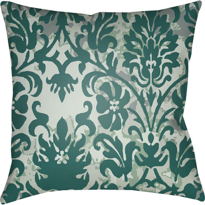 Moody Damask Pillow - 30083 by Livabliss. Made from front: 100% polyester, back: 100% polyester in a cottage & farmhouse style.