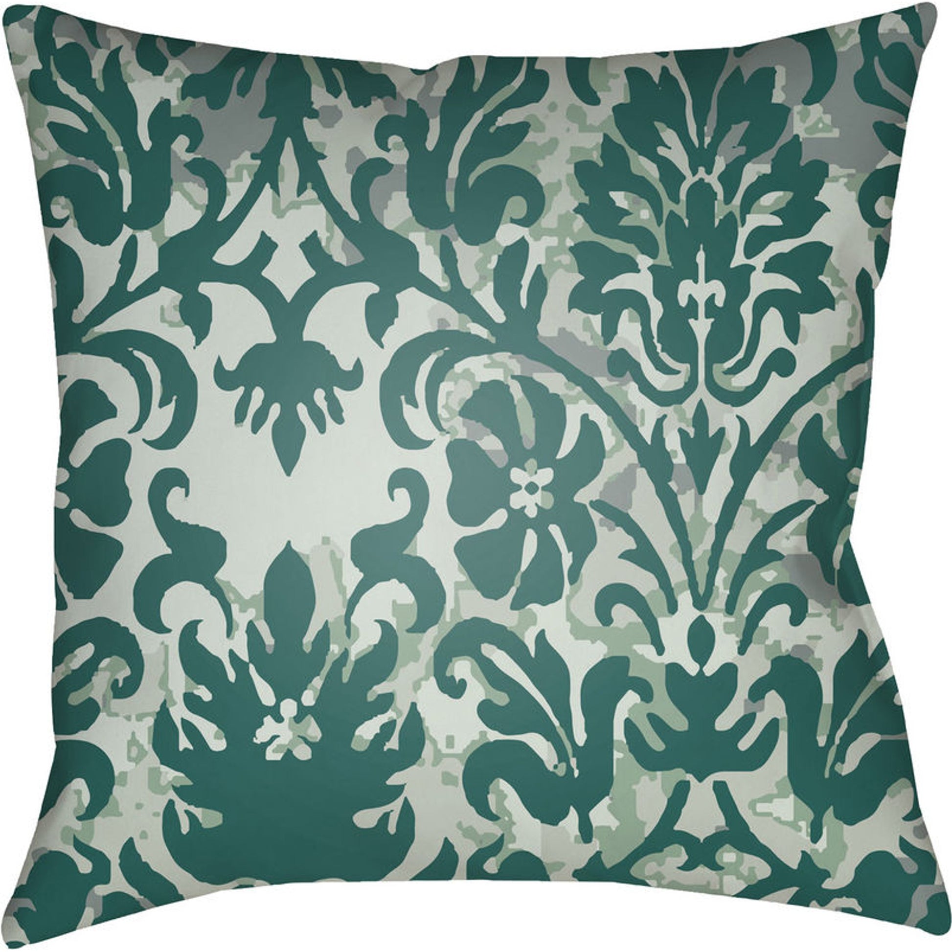Moody Damask Pillow - 30083 by Livabliss. Made from front: 100% polyester, back: 100% polyester in a cottage & farmhouse style.