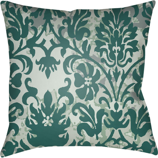 Moody Damask Pillow - 30083 by Livabliss. Made from front: 100% polyester, back: 100% polyester in a cottage & farmhouse style.