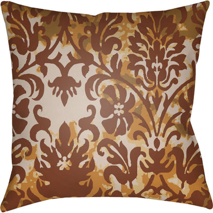 Moody Damask Pillow - 30083 by Livabliss. Made from front: 100% polyester, back: 100% polyester in a cottage & farmhouse style.