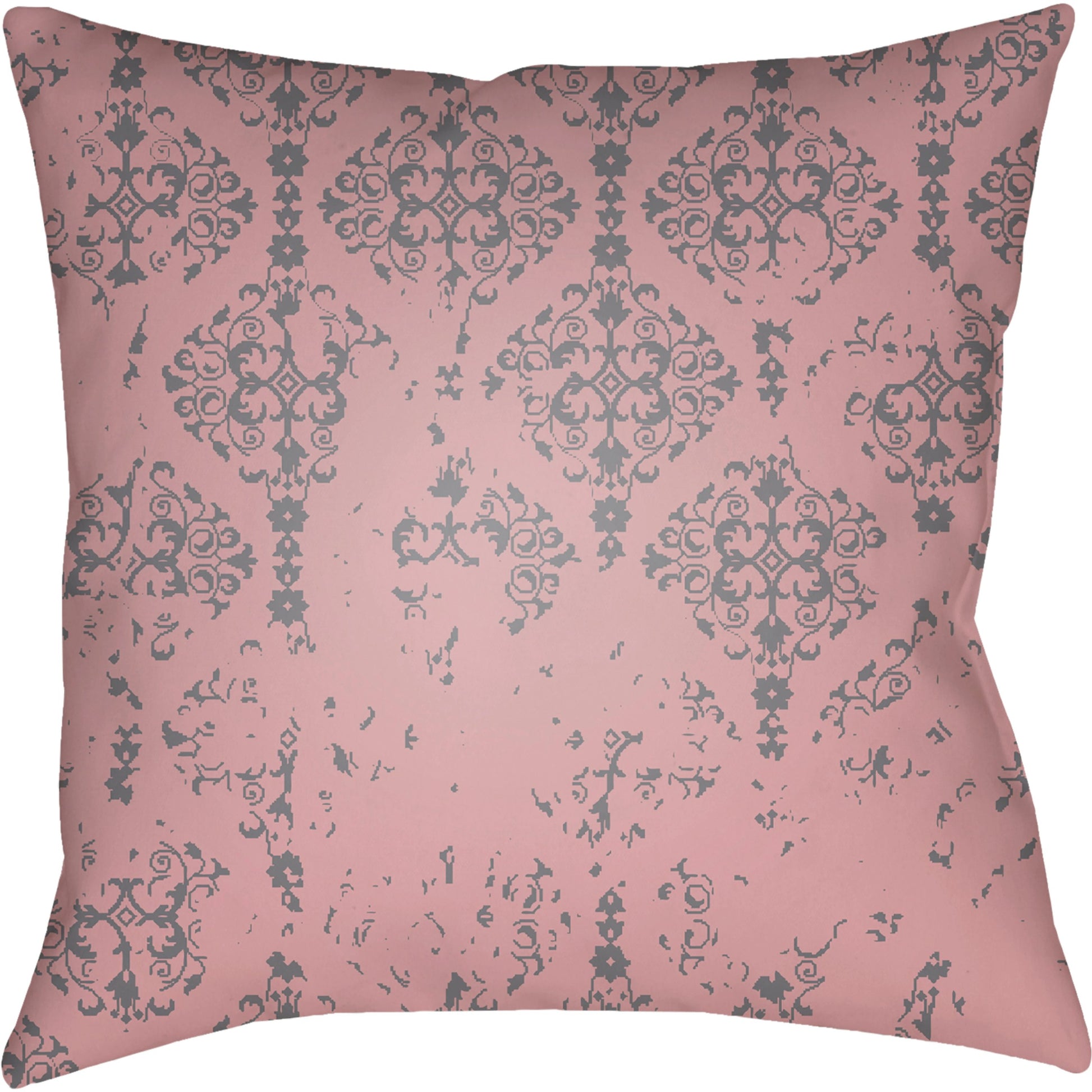 Moody Damask Pillow - 30083 by Livabliss. Made from front: 100% polyester, back: 100% polyester in a cottage & farmhouse style.