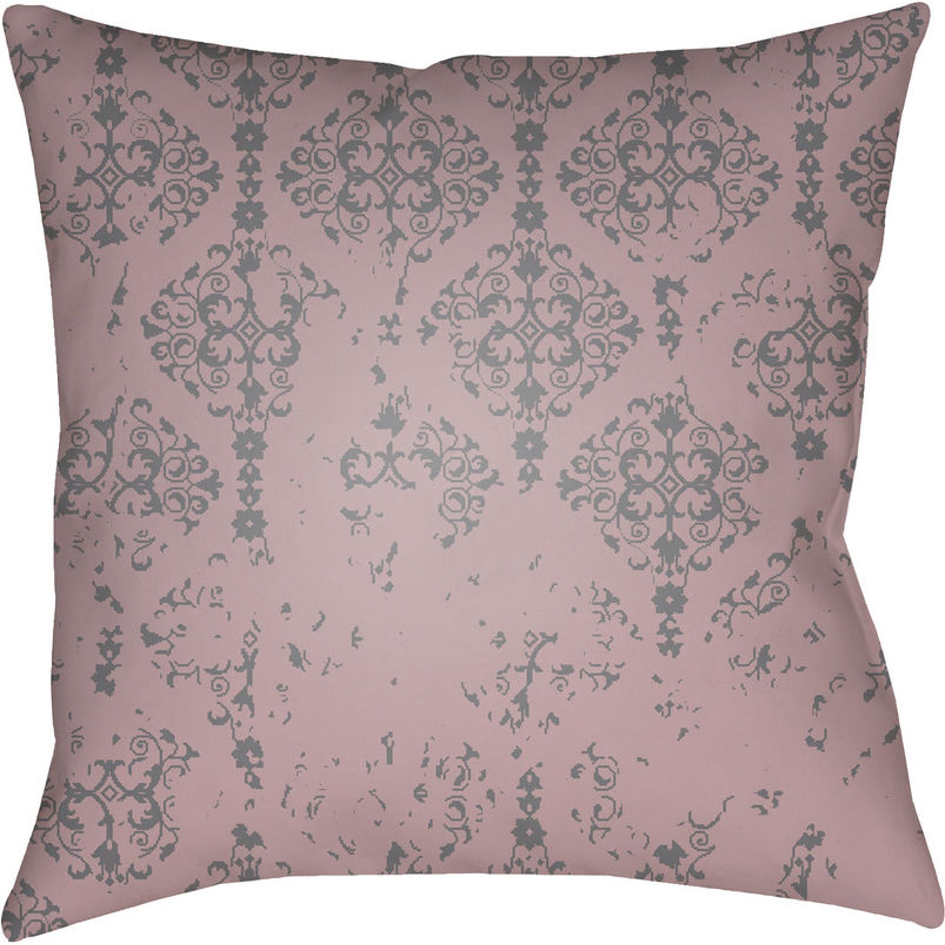 Moody Damask Pillow - 30083 by Livabliss. Made from front: 100% polyester, back: 100% polyester in a cottage & farmhouse style.