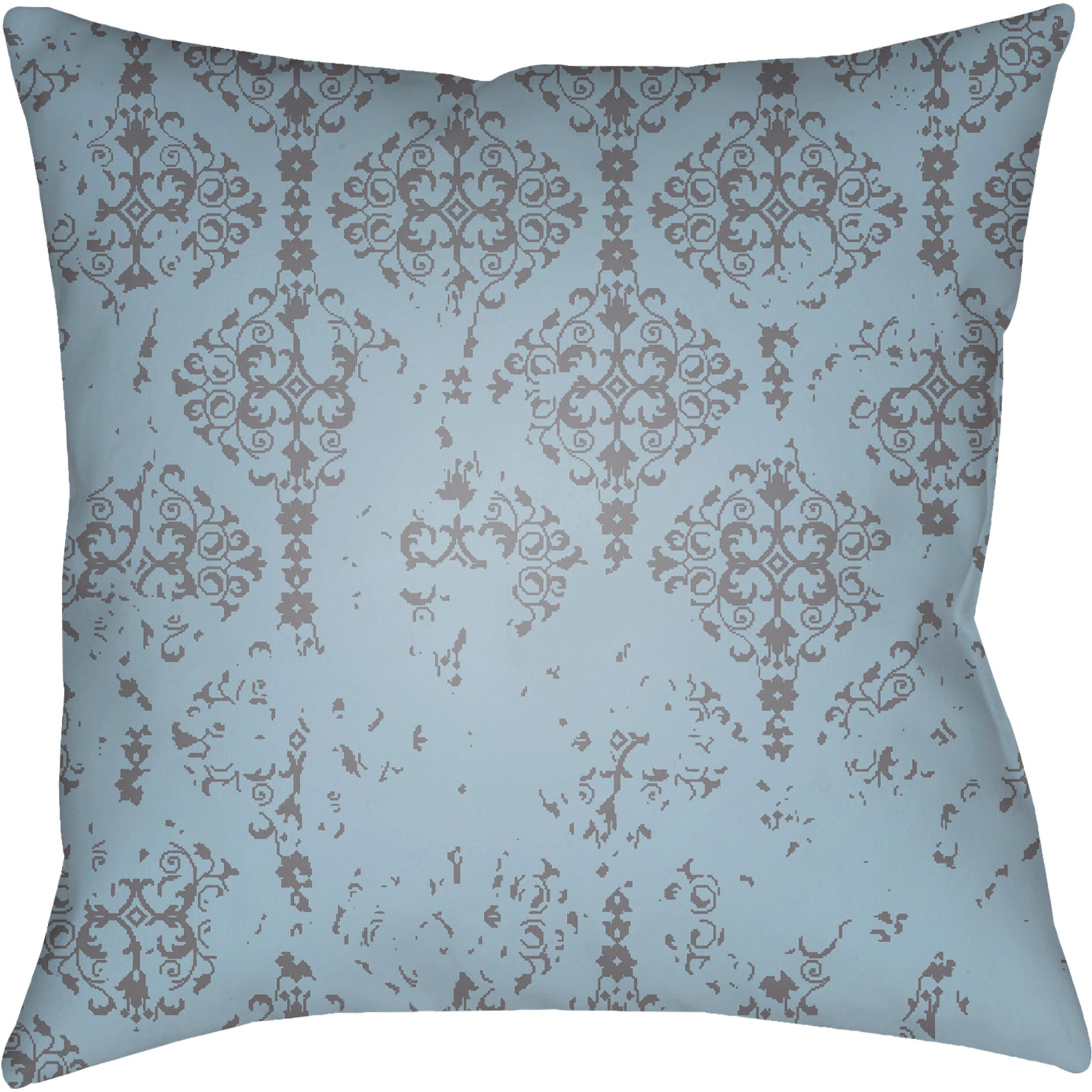 Moody Damask Pillow - 30083 by Livabliss. Made from front: 100% polyester, back: 100% polyester in a cottage & farmhouse style.