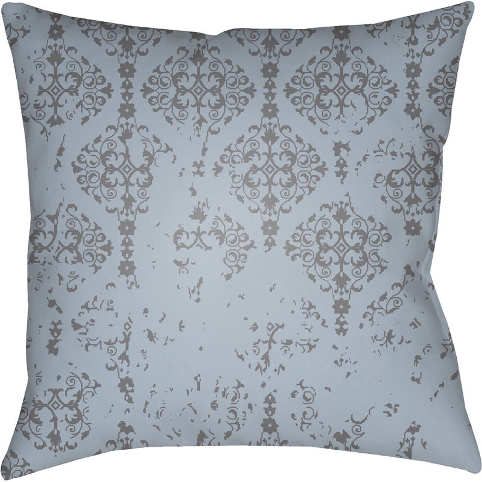 Moody Damask Pillow - 30083 by Livabliss. Made from front: 100% polyester, back: 100% polyester in a cottage & farmhouse style.