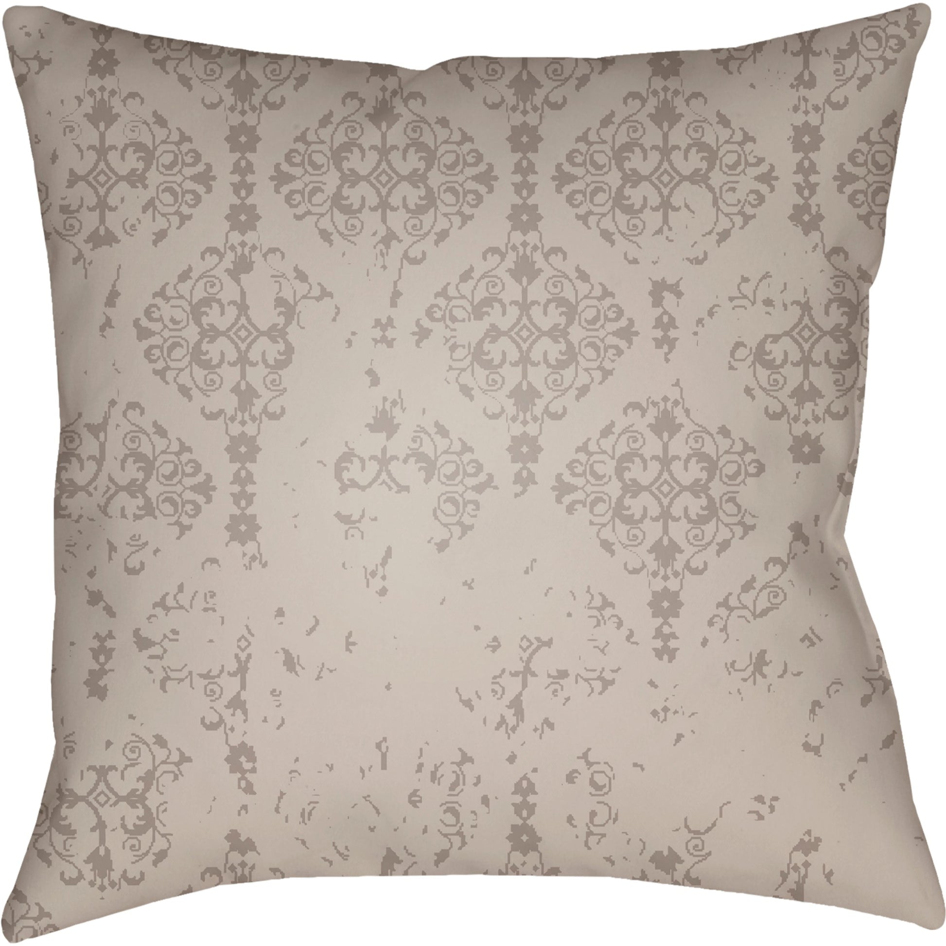 Moody Damask Pillow - 30083 by Livabliss. Made from front: 100% polyester, back: 100% polyester in a cottage & farmhouse style.