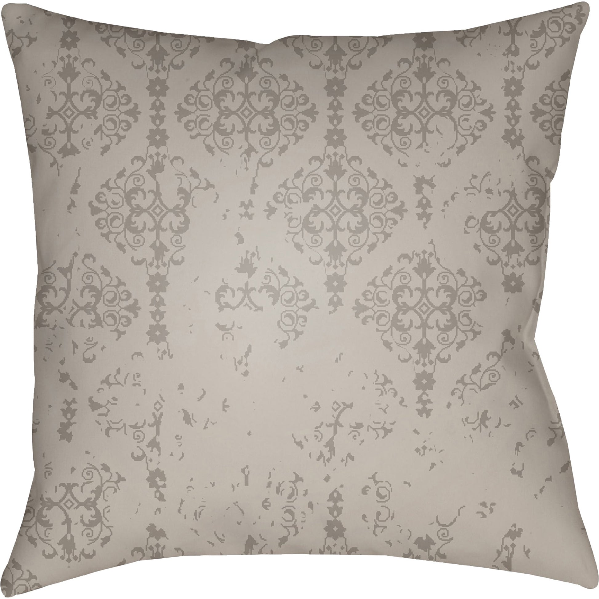 Moody Damask Pillow - 30083 by Livabliss. Made from front: 100% polyester, back: 100% polyester in a cottage & farmhouse style.