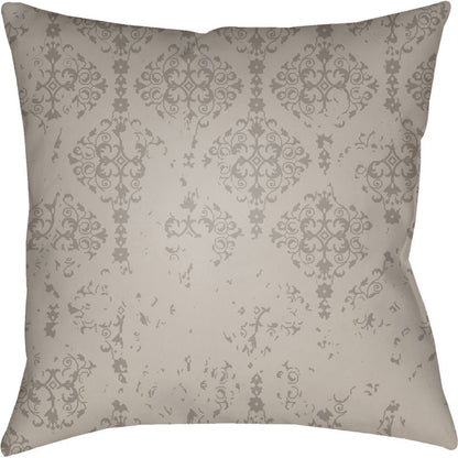 Moody Damask Pillow - 30083 by Livabliss. Made from front: 100% polyester, back: 100% polyester in a cottage & farmhouse style.