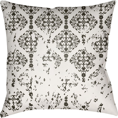 Moody Damask Pillow - 30083 by Livabliss. Made from front: 100% polyester, back: 100% polyester in a cottage & farmhouse style.