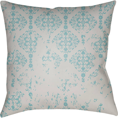 Moody Damask Pillow - 30083 by Livabliss. Made from front: 100% polyester, back: 100% polyester in a cottage & farmhouse style.