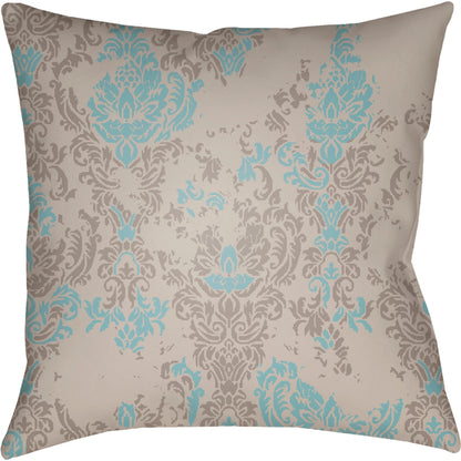 Moody Damask Pillow - 30083 by Livabliss. Made from front: 100% polyester, back: 100% polyester in a cottage & farmhouse style.