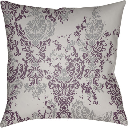 Moody Damask Pillow - 30083 by Livabliss. Made from front: 100% polyester, back: 100% polyester in a cottage & farmhouse style.