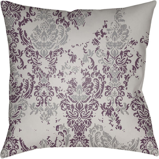 Moody Damask Pillow - 30083 by Livabliss. Made from front: 100% polyester, back: 100% polyester in a cottage & farmhouse style.