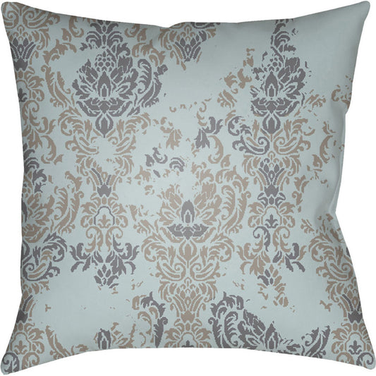 Moody Damask Pillow - 30083 by Livabliss. Made from front: 100% polyester, back: 100% polyester in a cottage & farmhouse style.