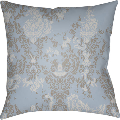 Moody Damask Pillow - 30083 by Livabliss. Made from front: 100% polyester, back: 100% polyester in a cottage & farmhouse style.