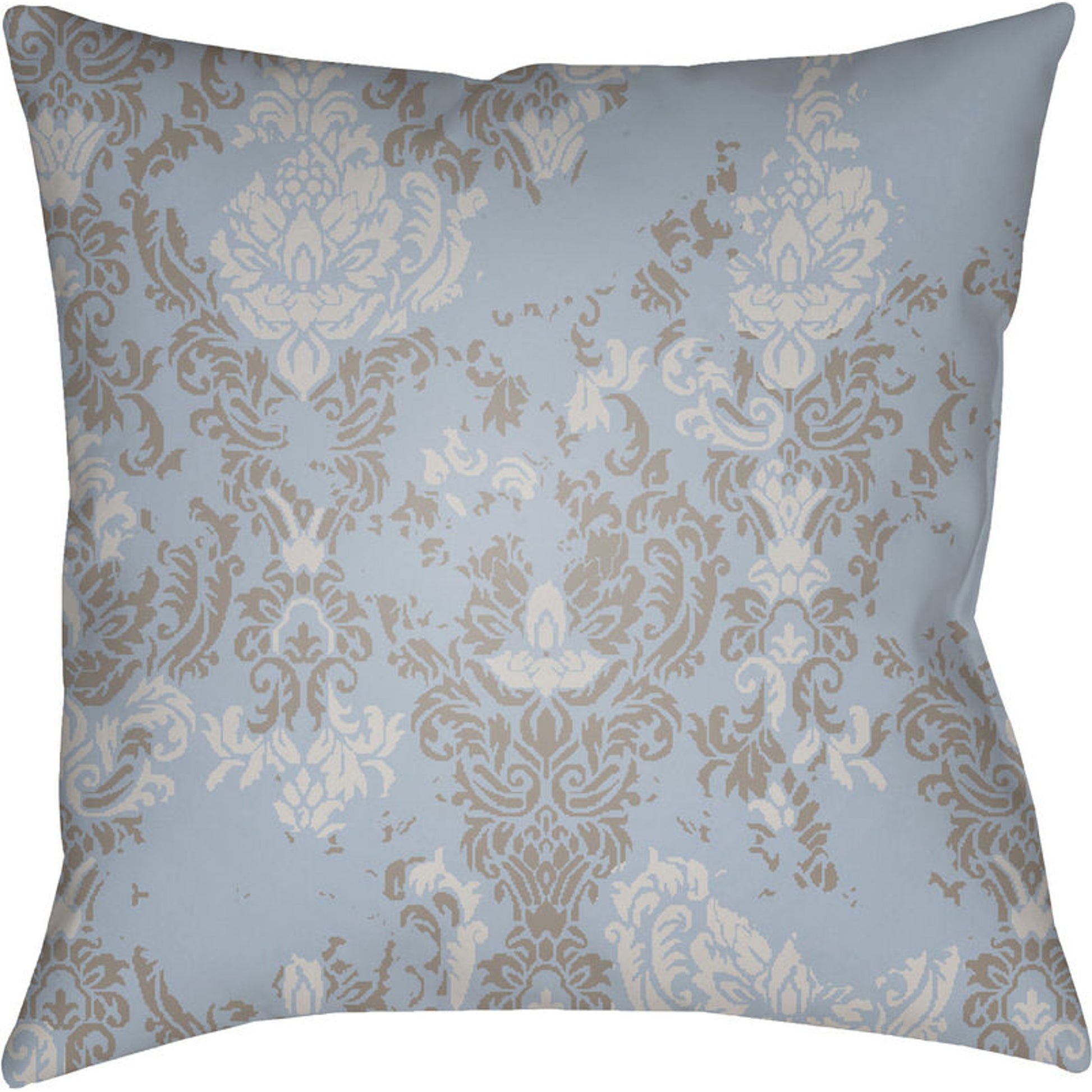 Moody Damask Pillow - 30083 by Livabliss. Made from front: 100% polyester, back: 100% polyester in a cottage & farmhouse style.
