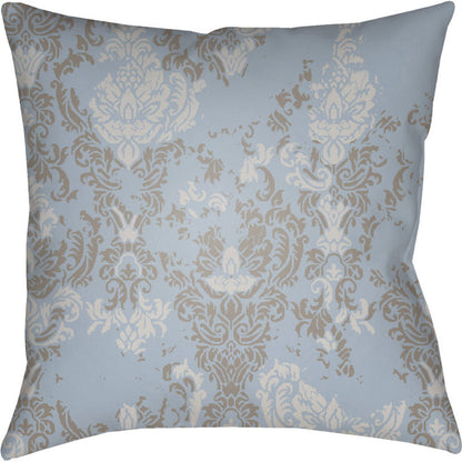 Moody Damask Pillow - 30083 by Livabliss. Made from front: 100% polyester, back: 100% polyester in a cottage & farmhouse style.