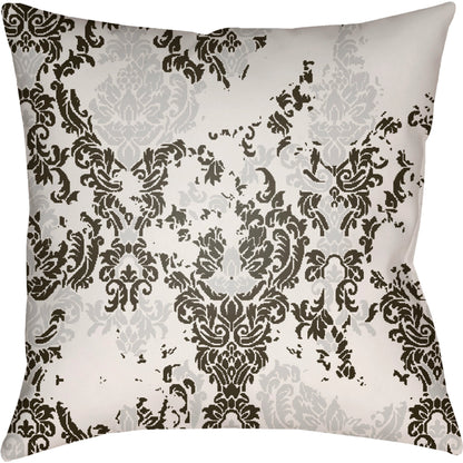 Moody Damask Pillow - 30083 by Livabliss. Made from front: 100% polyester, back: 100% polyester in a cottage & farmhouse style.