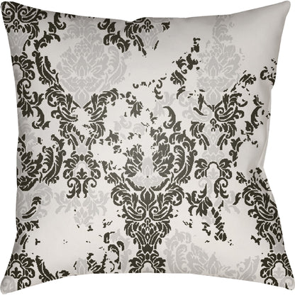 Moody Damask Pillow - 30083 by Livabliss. Made from front: 100% polyester, back: 100% polyester in a cottage & farmhouse style.