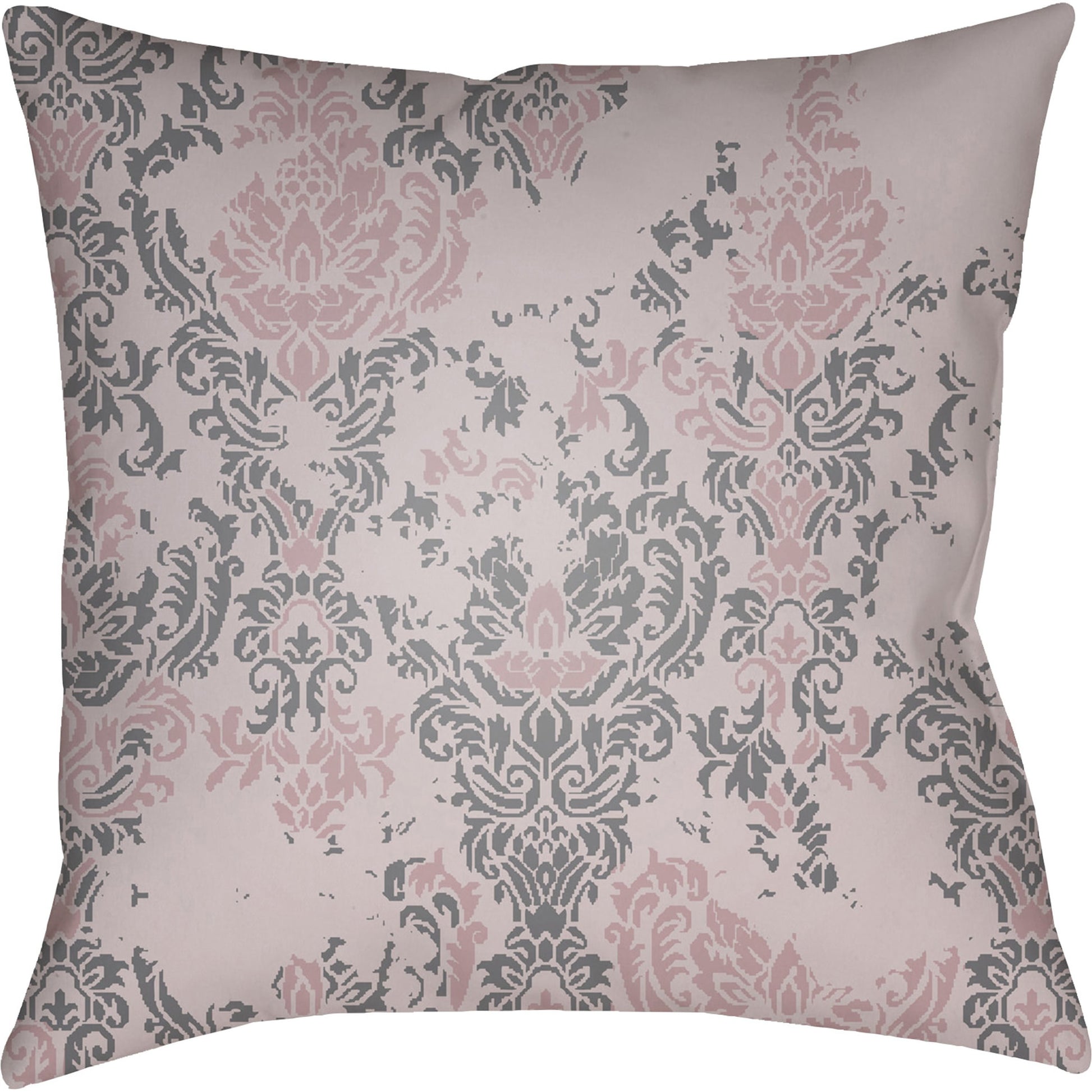 Moody Damask Pillow - 30083 by Livabliss. Made from front: 100% polyester, back: 100% polyester in a cottage & farmhouse style.