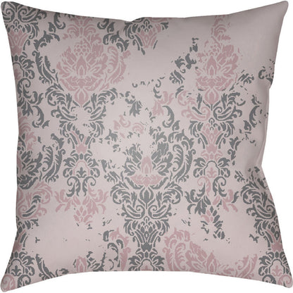 Moody Damask Pillow - 30083 by Livabliss. Made from front: 100% polyester, back: 100% polyester in a cottage & farmhouse style.