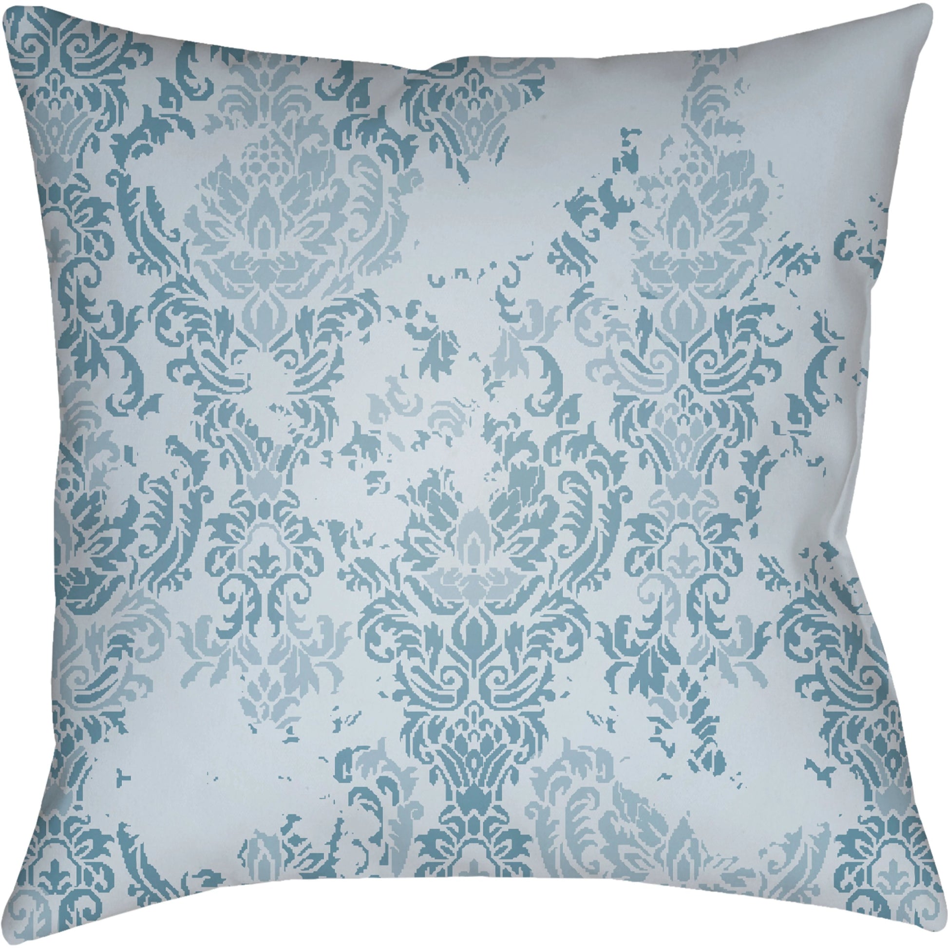 Moody Damask Pillow - 30083 by Livabliss. Made from front: 100% polyester, back: 100% polyester in a cottage & farmhouse style.