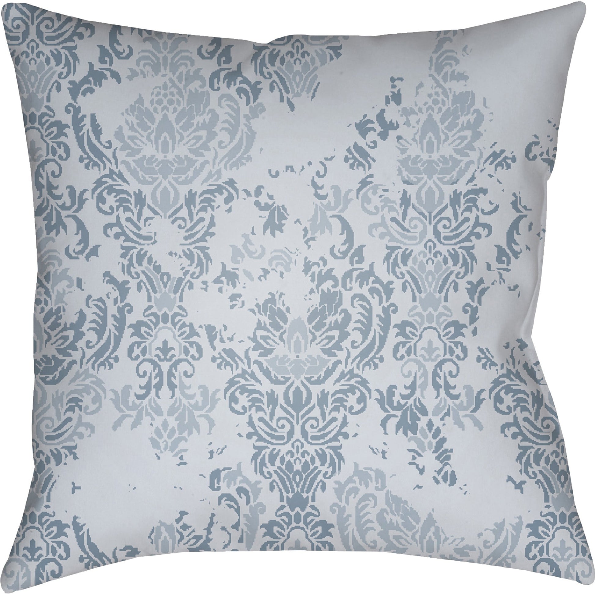 Moody Damask Pillow - 30083 by Livabliss. Made from front: 100% polyester, back: 100% polyester in a cottage & farmhouse style.