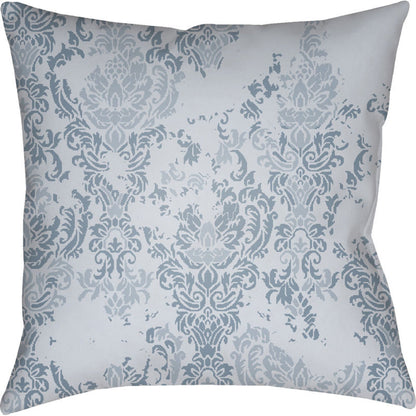 Moody Damask Pillow - 30083 by Livabliss. Made from front: 100% polyester, back: 100% polyester in a cottage & farmhouse style.